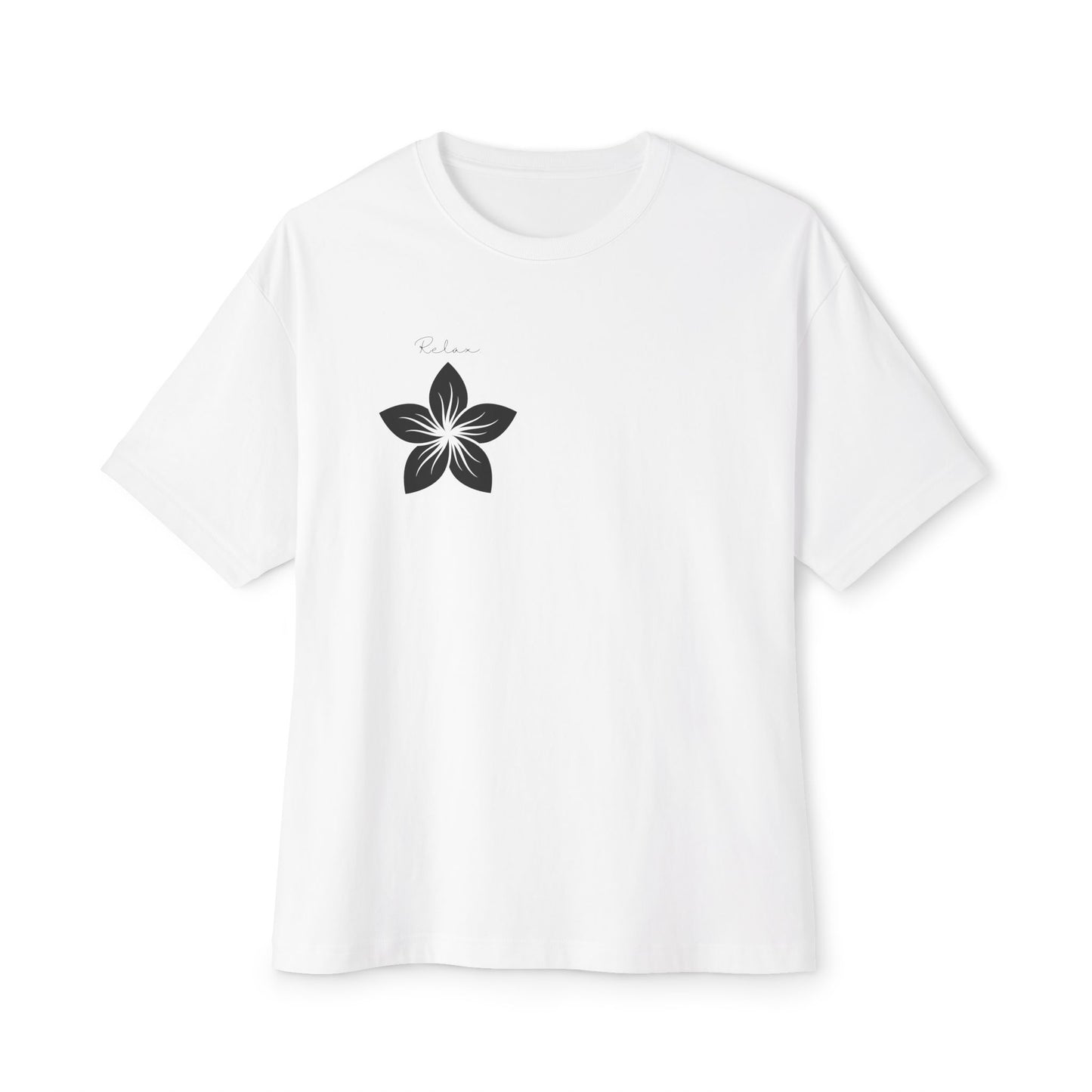 Oversized Floral Boxy Tee, Casual Tee, Unisex T-Shirt, Comfortable Everyday Wear, Floral Graphic Tee, Gift for All Occasions