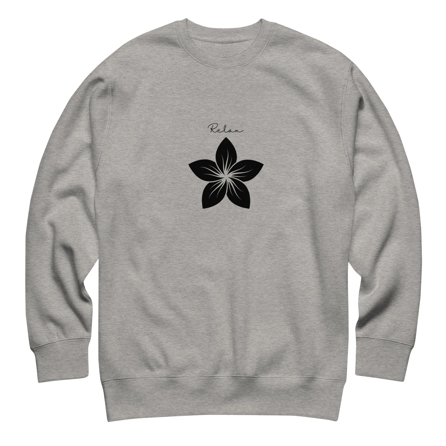 Relax Flower - Premium Sweatshirt (unisex)