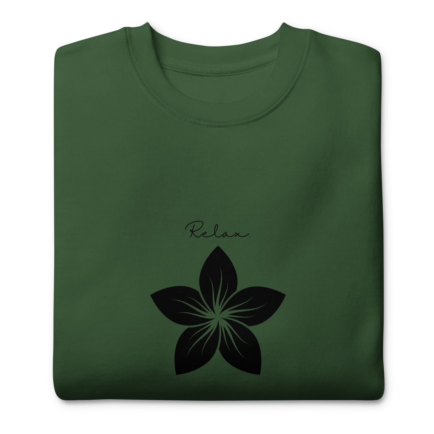 Relax Flower - Premium Sweatshirt (unisex)