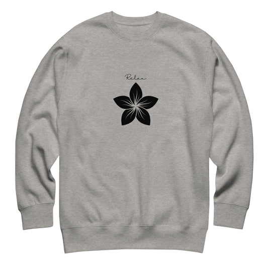 Relax Flower - Premium Sweatshirt (unisex)